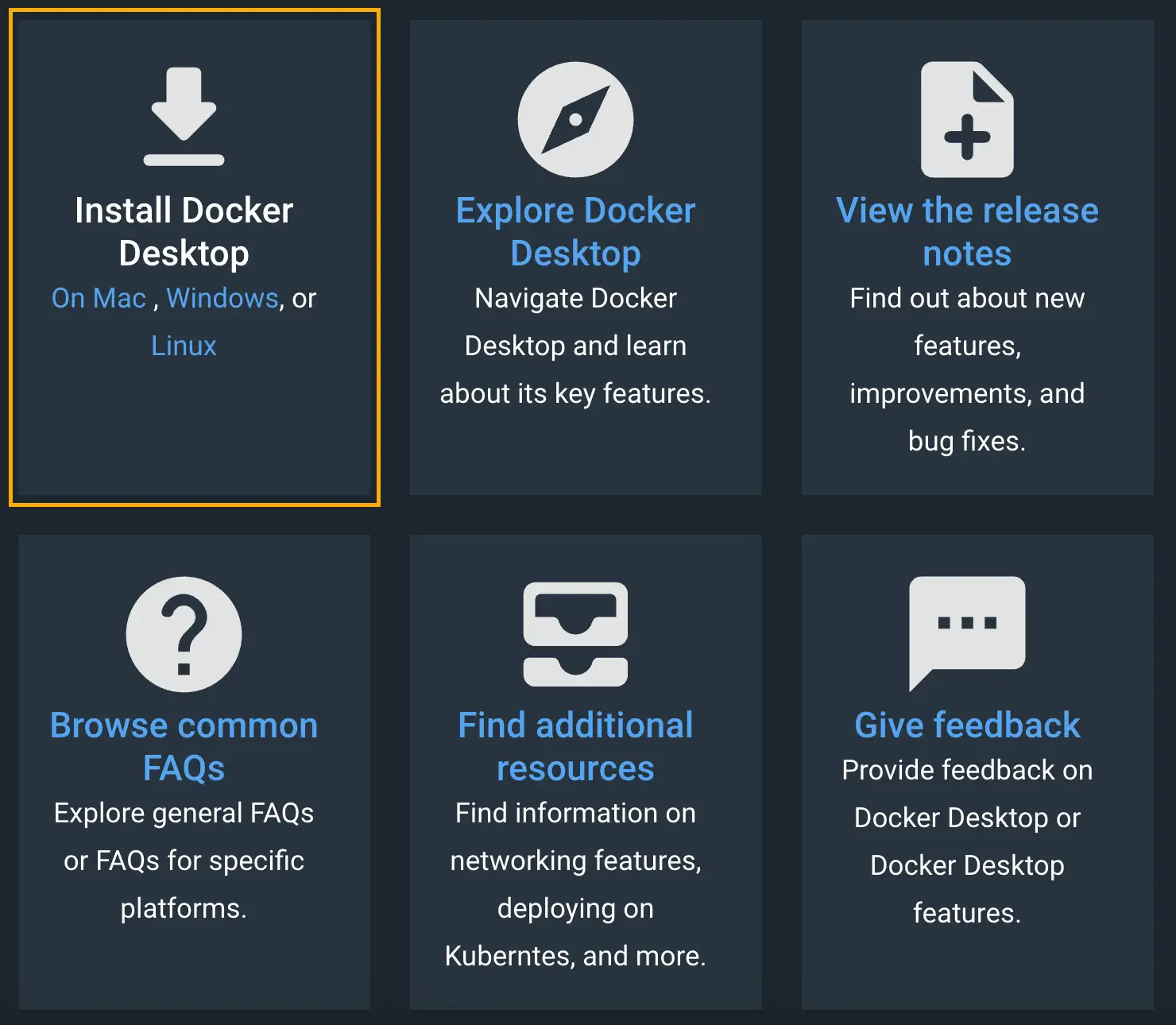 安裝 Docker