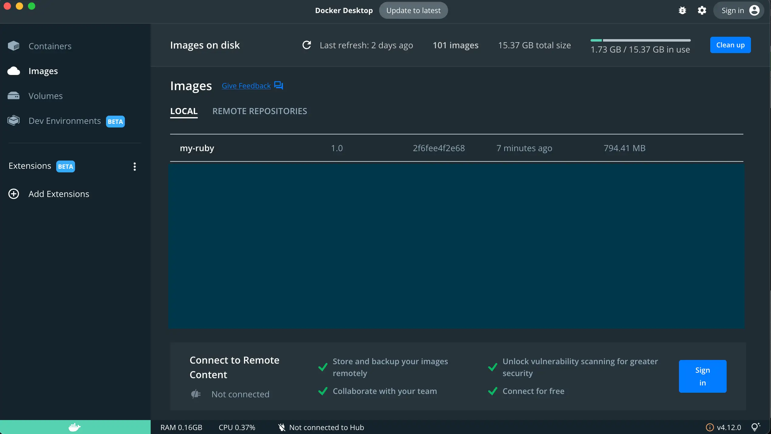 打開 Docker Desktop