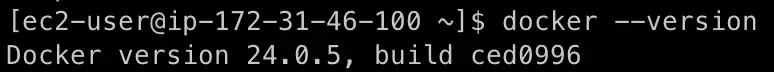 檢視 Docker 版本