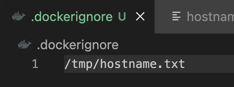 加上 .dockerignore