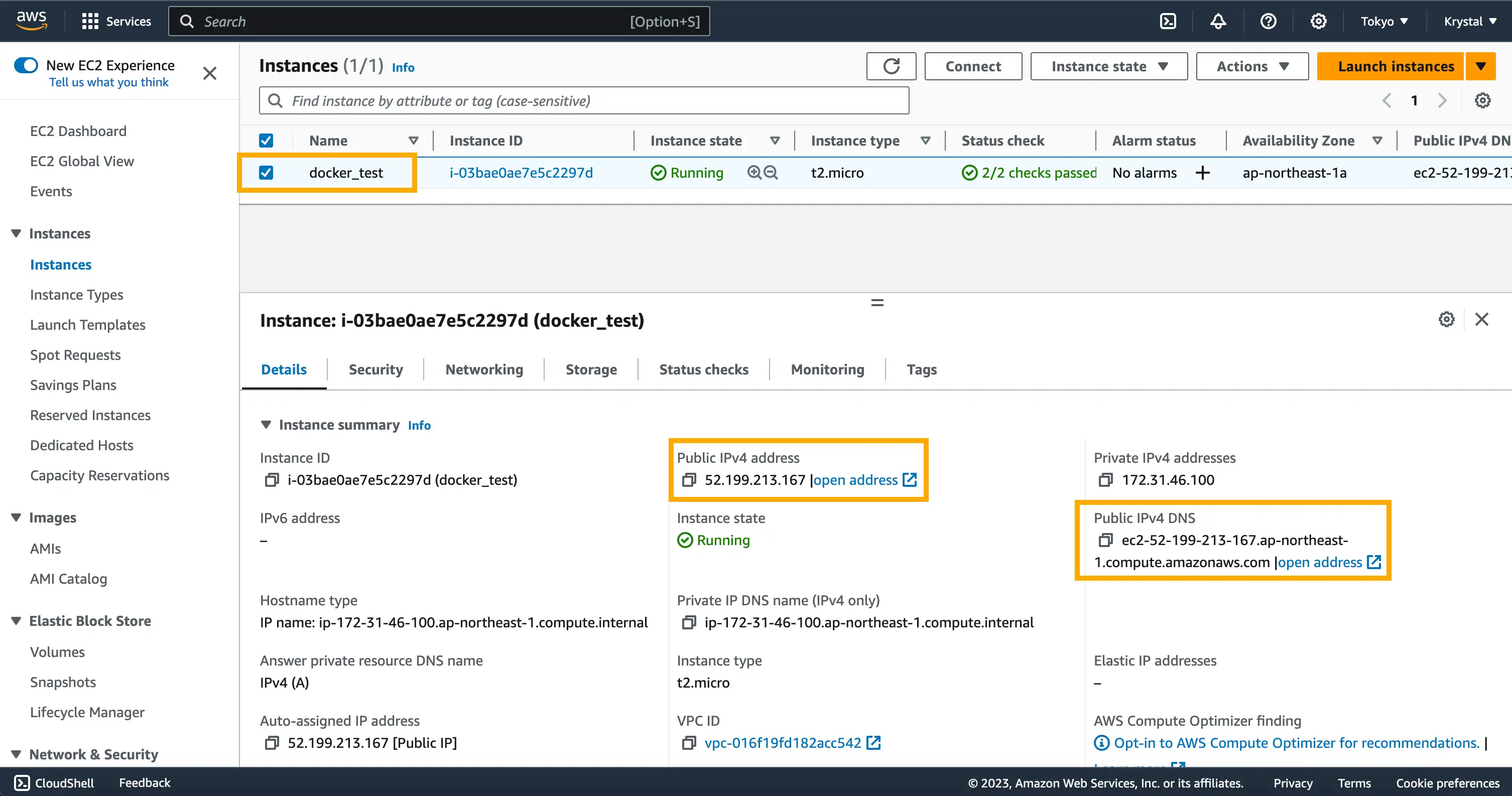 Public IP address