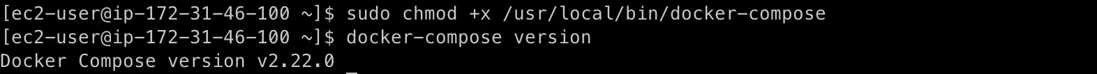 確認 docker-compose 版本