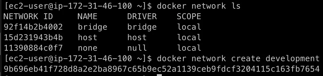 create network